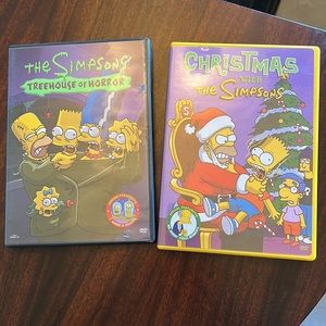 2 DVDs The Simpsons Treehouse of Horror & Christmas with the Simpsons